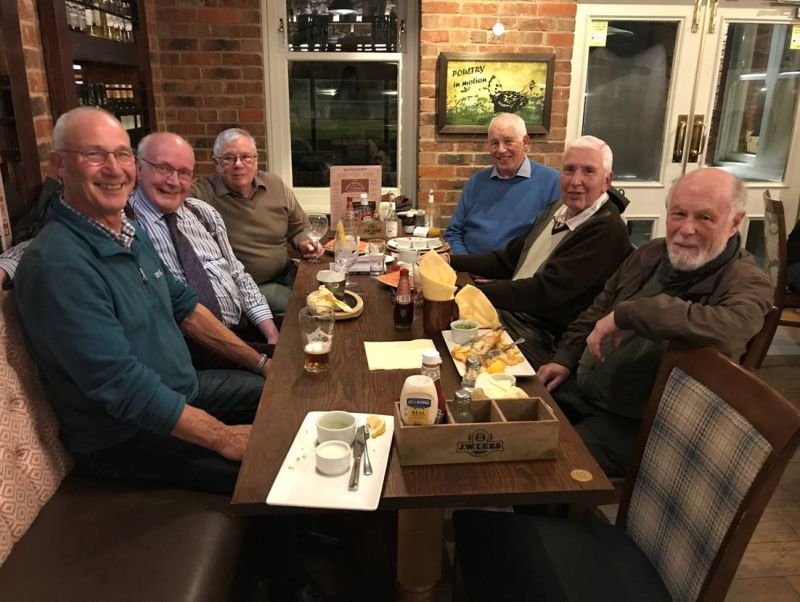 left to right: Geoff Ogden, Dave Shear, John Buckley, Bill Garnett, Dave Timperley and Mick Gregory